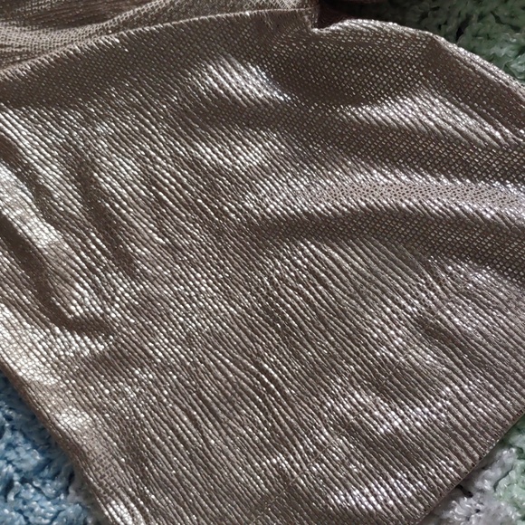 Sabina Musayev Small Metallic Tie Waist Short Sleeve Mini Dress - Picture 13 of 15